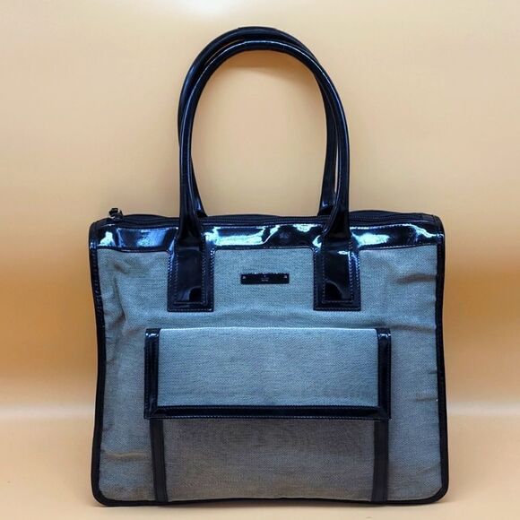 Authentic Gucci Canvas Satchel Bag - Picture 1 of 12